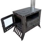 Portatif Kamp – Çadır – Kuzine Soba (Fırınlı) - Görsel 4