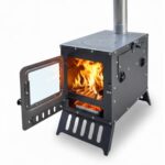 Portatif Kamp – Çadır – Karavan Sobası (Mangal Özellikli) - Görsel 2