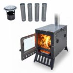 Portatif Kamp – Çadır – Karavan Sobası (Mangal Özellikli)